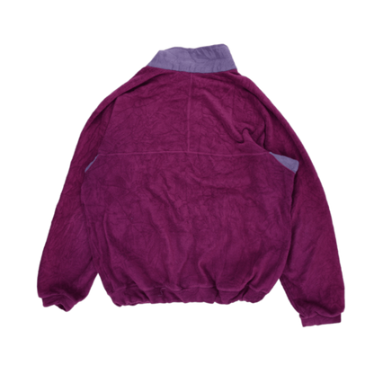 Montbell Purple Fleece Outdoor Jacket XL Vintage High Neck