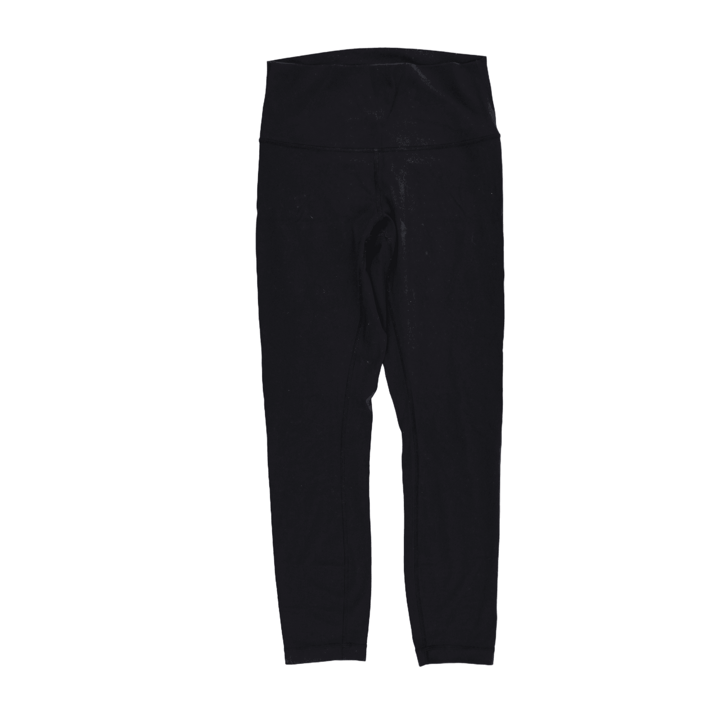 Lululemon High-Waisted Black Full-Length Leggings Size 8 Nylon Blend Womens Activewear