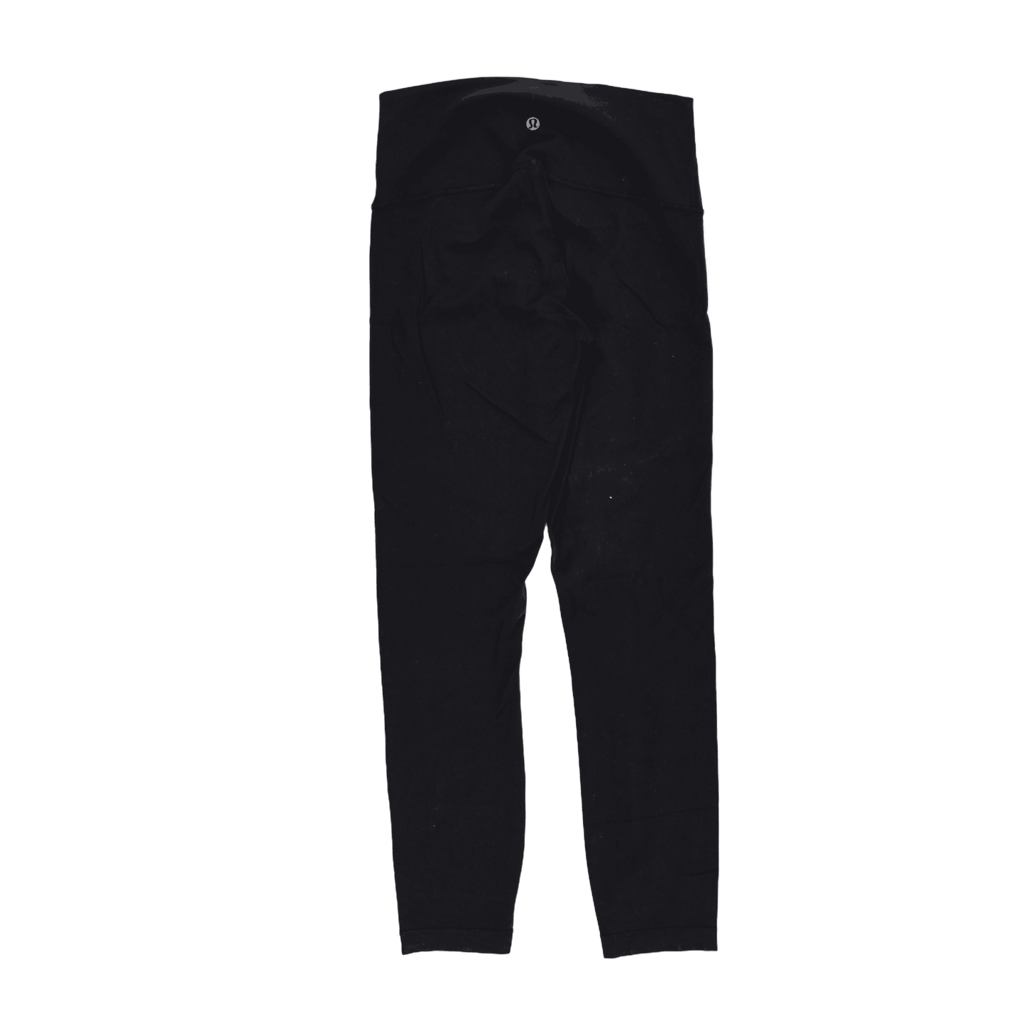 Lululemon High-Waisted Black Full-Length Leggings Size 8 Nylon Blend Womens Activewear
