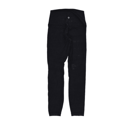 Lululemon High Rise Black Full Length Women's Leggings Small Performance Stretch Fabric