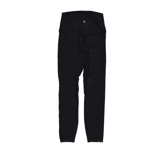 Lululemon High Rise Black Full Length Women's Leggings Small Performance Stretch Fabric