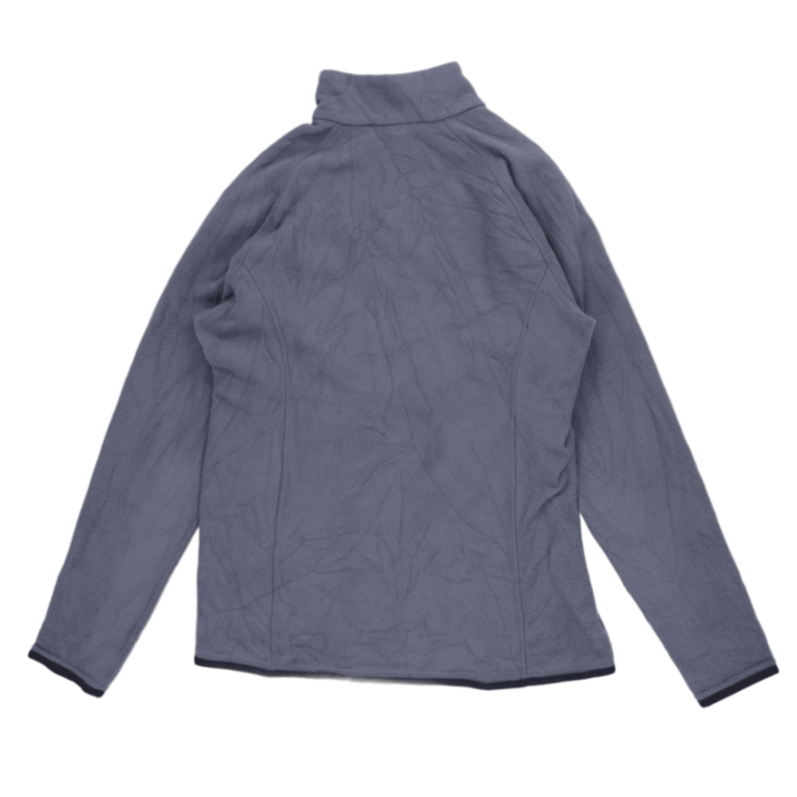 Montbell Grey Polartec Fleece Jacket Men Size Medium Stand Collar