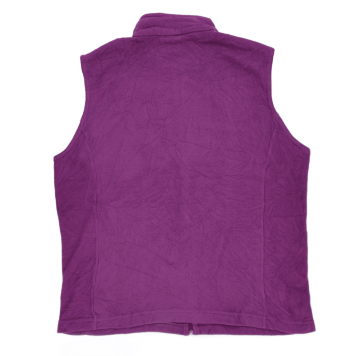 Montbell Outdoor Gilet Vest Men's Large Purple Fleece Polyester High Collar
