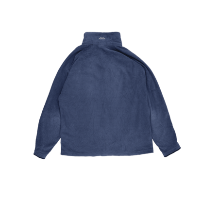 Montbell Blue Full Zip Fleece Jacket Mens Medium Fleece Polyester High Collar