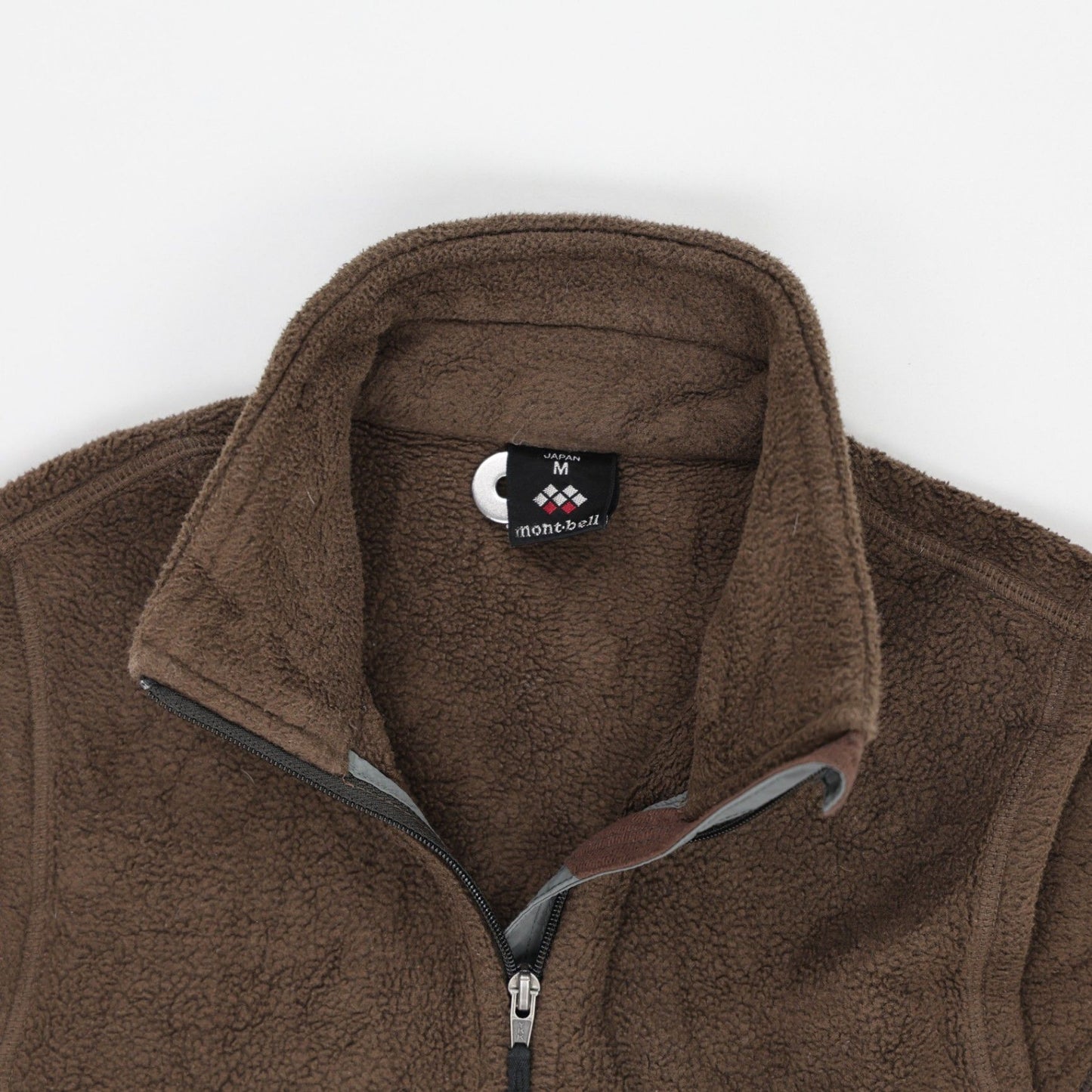 Montbell Brown Fleece Outdoor Gilet Vest for Men Size Medium