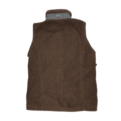 Montbell Brown Fleece Outdoor Gilet Vest for Men Size Medium