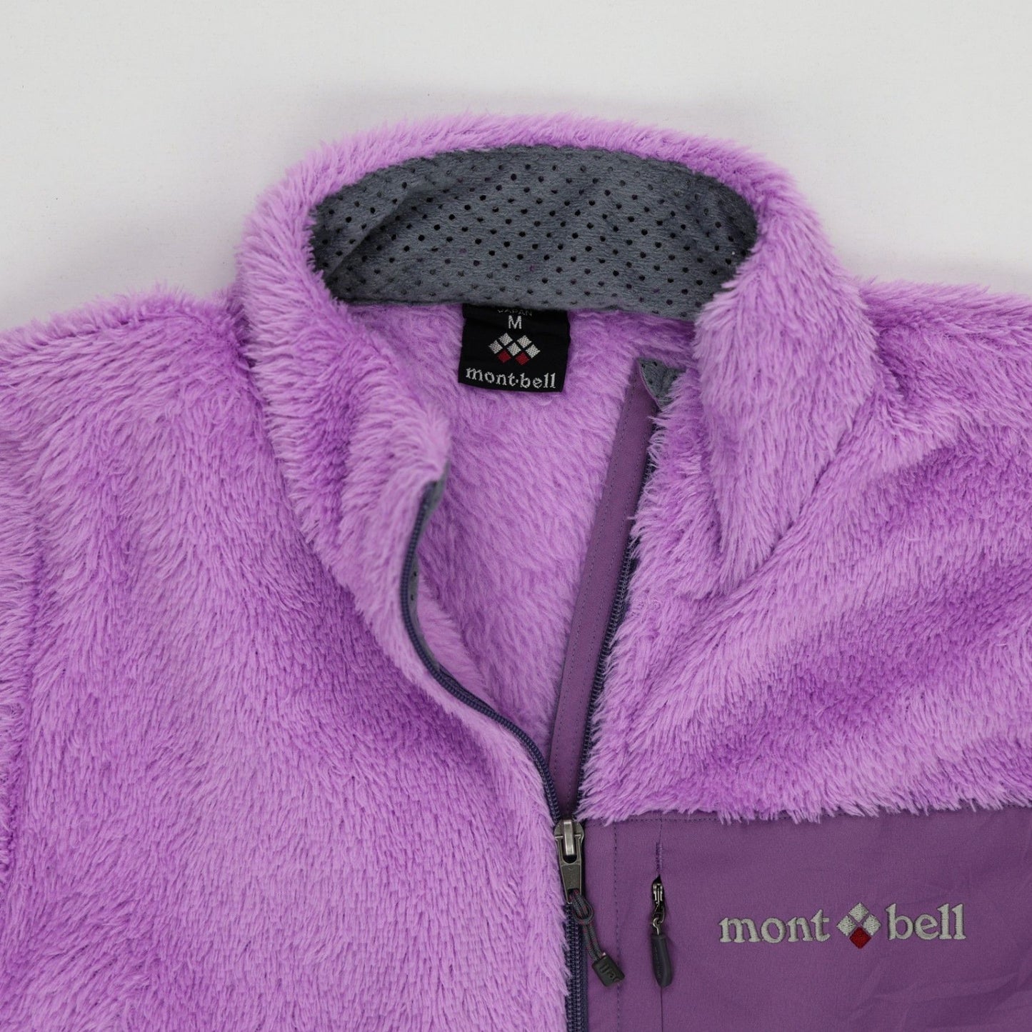Montbell Purple High Loft Fleece Jacket Medium Polyester Fleece Outdoor Jacket