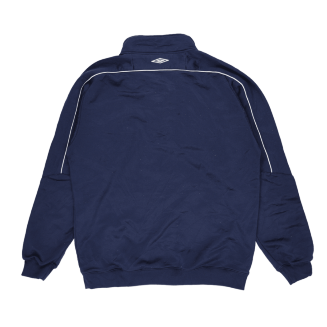 Umbro Navy Blue 1/4 Zip Sweatshirt Men Large Polyester