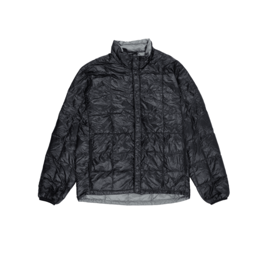 Montbell Lightweight Insulated Packable Jacket Charcoal Grey Medium Synthetic High Neck