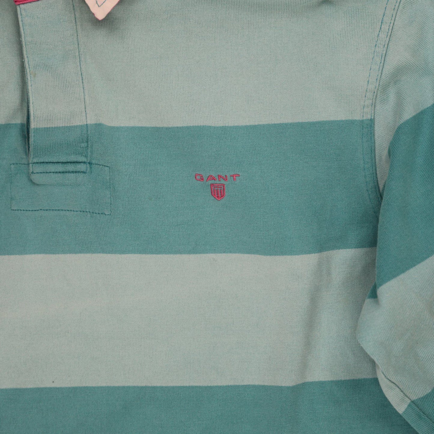GANT Rugby Shirt Blue XL 100 Percent Cotton Vintage Mens