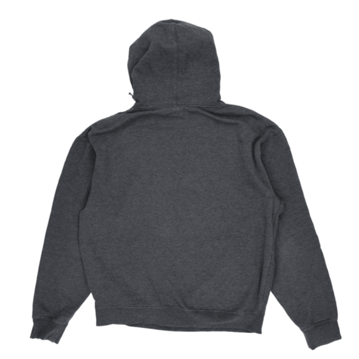 Fila Vintage Hooded Sweatshirt Charcoal Grey Medium Cotton Blend Pullover