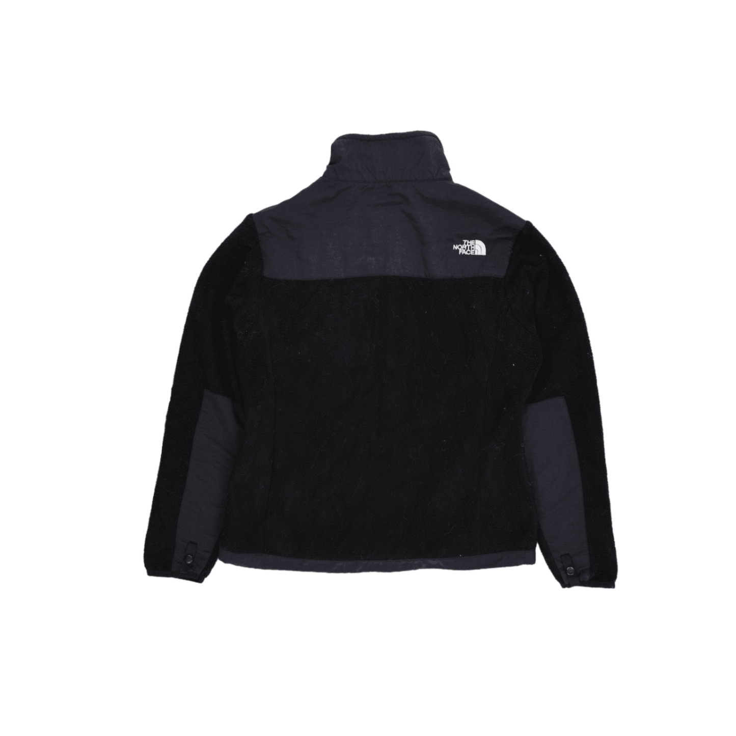 The North Face Fleece Jacket Black Medium Womens Crew Neck