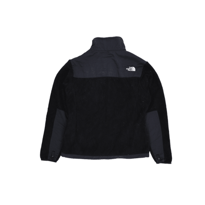 The North Face Fleece Jacket Black Medium Womens Crew Neck