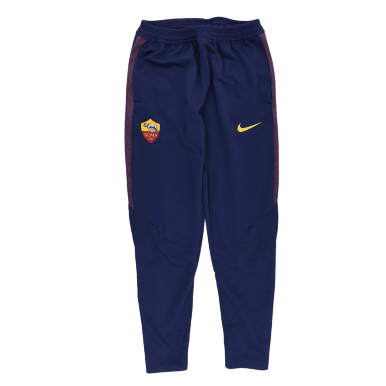 Nike AS Roma Dri-FIT Navy Sports Joggers Size Small 30 Inseam Polyester
