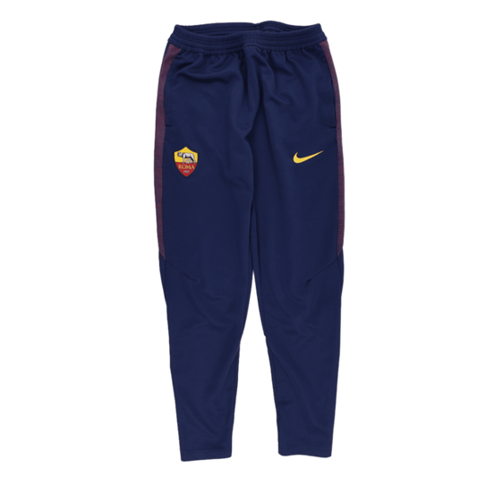 Nike AS Roma Dri-FIT Navy Sports Joggers Size Small 30 Inseam Polyester