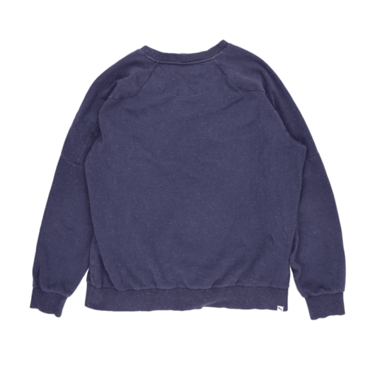 PUMA Navy Blue Crew Neck Sweatshirt Men's Size XL Cotton Blend