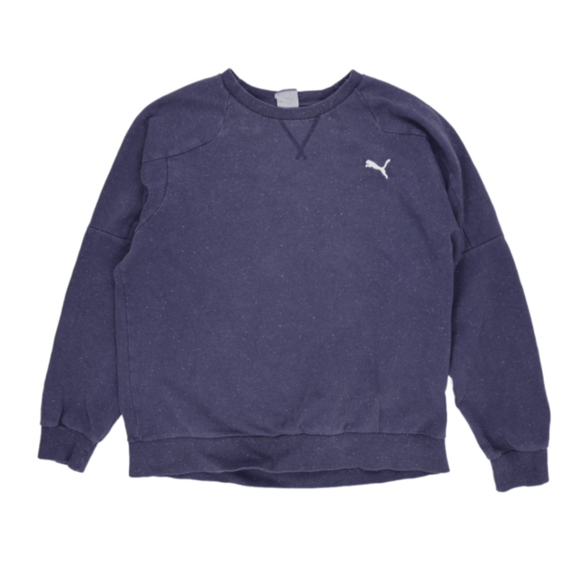 PUMA Navy Blue Crew Neck Sweatshirt Men's Size XL Cotton Blend