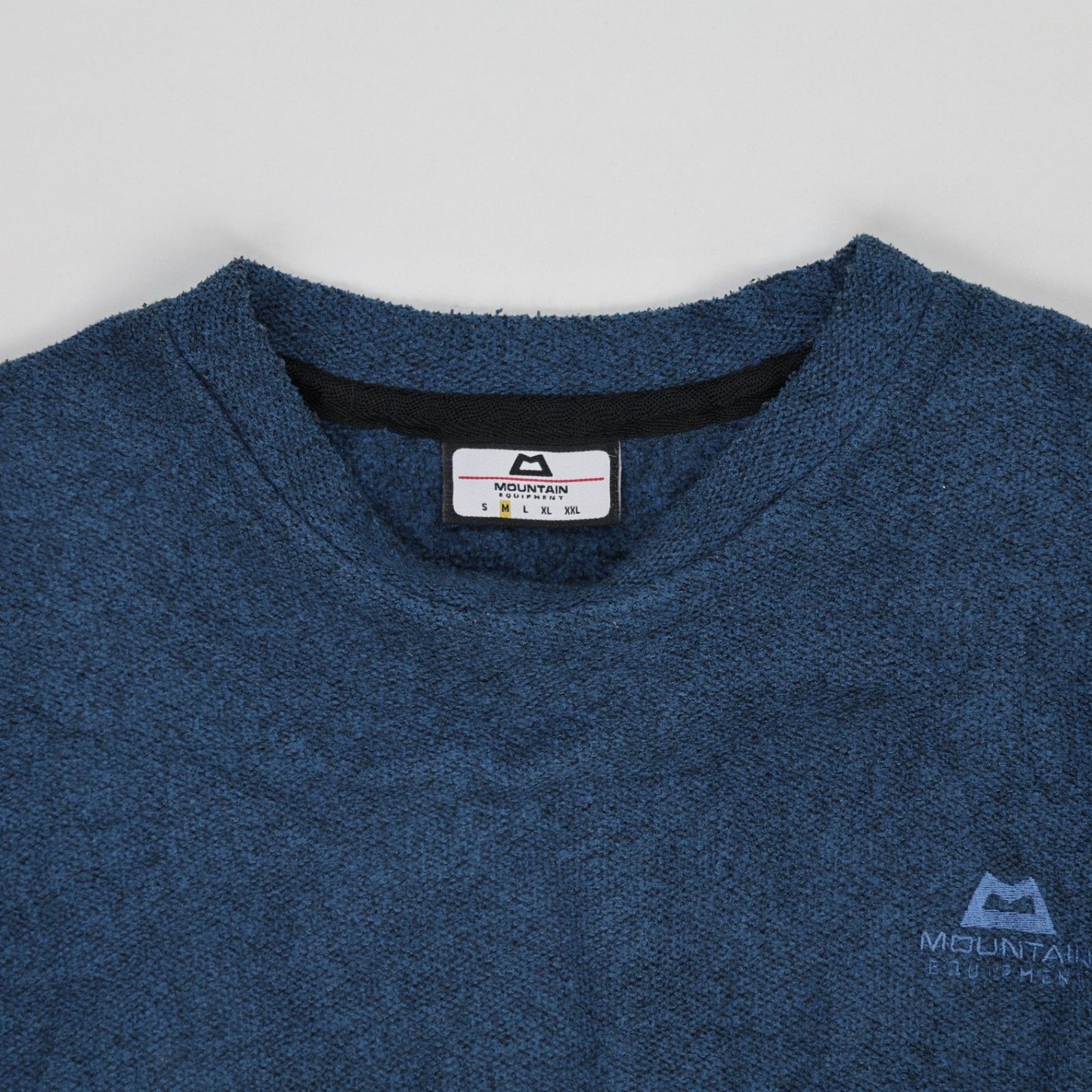 Mountain Equipment Crew Neck Fleece Sweatshirt Blue Large