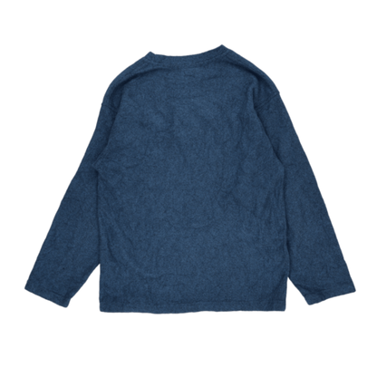 Mountain Equipment Crew Neck Fleece Sweatshirt Blue Large