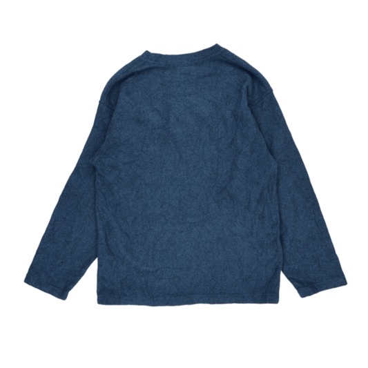 Mountain Equipment Crew Neck Fleece Sweatshirt Blue Large