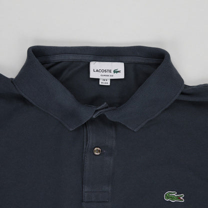 Lacoste Long Sleeve Polo Shirt Navy Blue 4XL Cotton