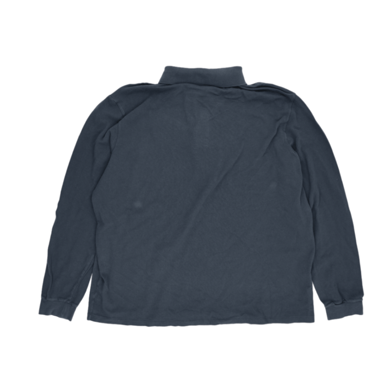 Lacoste Long Sleeve Polo Shirt Navy Blue 4XL Cotton