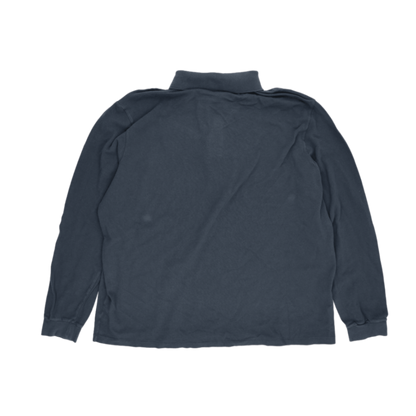 Lacoste Long Sleeve Polo Shirt Navy Blue 4XL Cotton