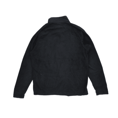 Montbell Outdoor Fleece Jacket Black Large Polyester Fleece Stand Collar