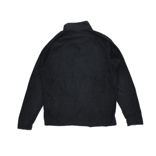 Montbell Outdoor Fleece Jacket Black Large Polyester Fleece Stand Collar
