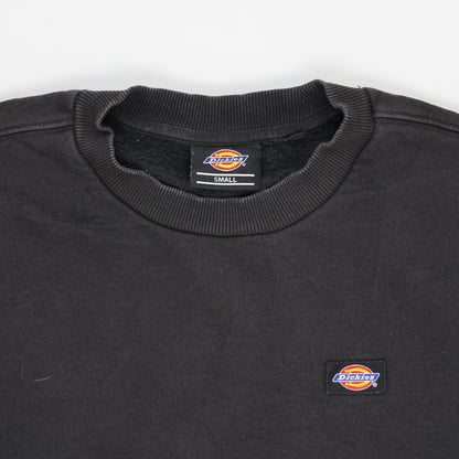 Dickies Black Crew Neck Sweatshirt Men's Small Cotton Blend Vintage Activewear