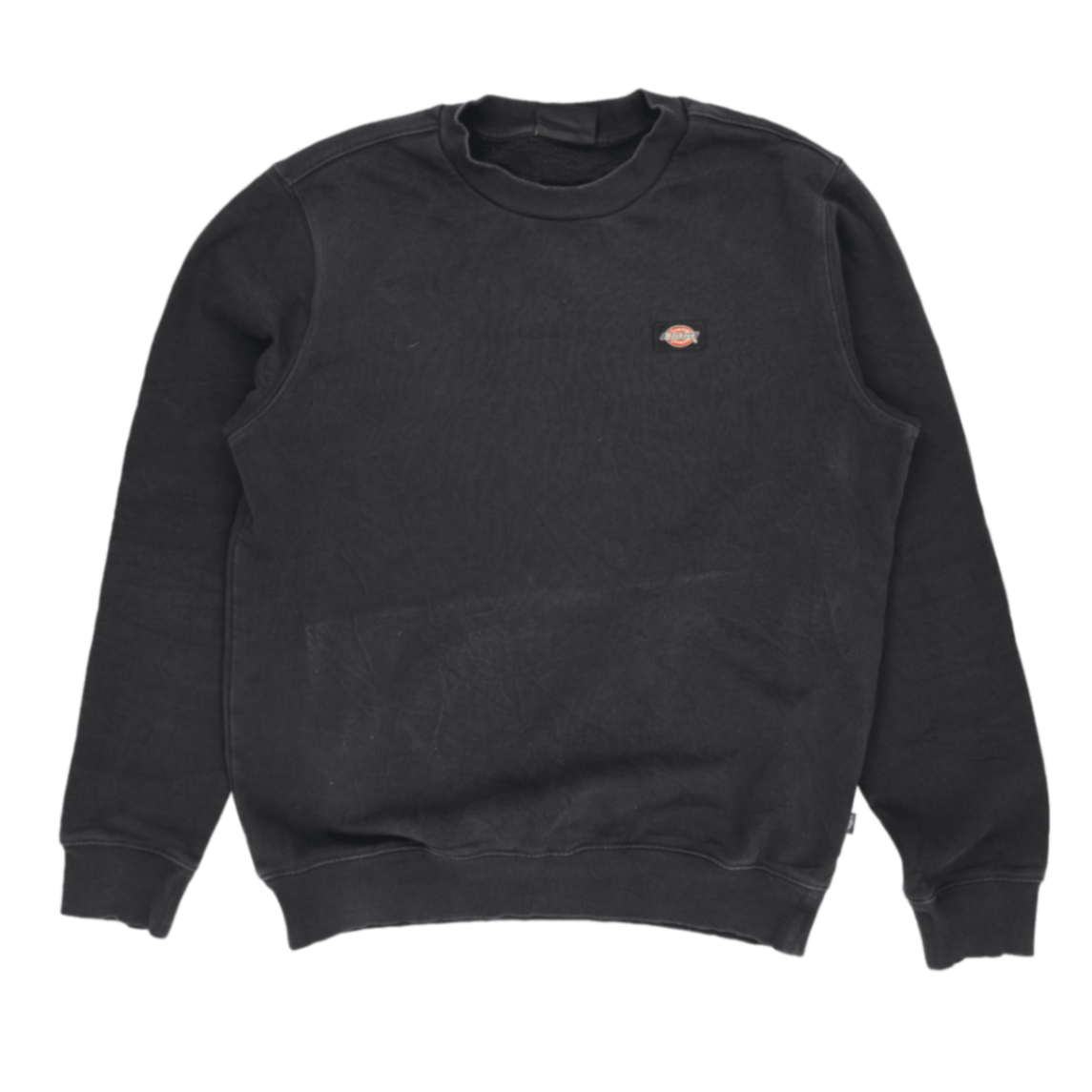 Dickies Black Crew Neck Sweatshirt Men's Small Cotton Blend Vintage Activewear
