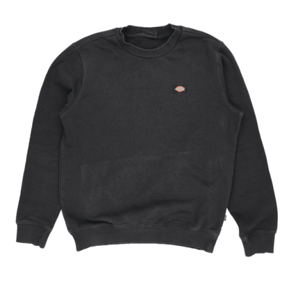 Dickies Black Crew Neck Sweatshirt Men's Small Cotton Blend Vintage Activewear