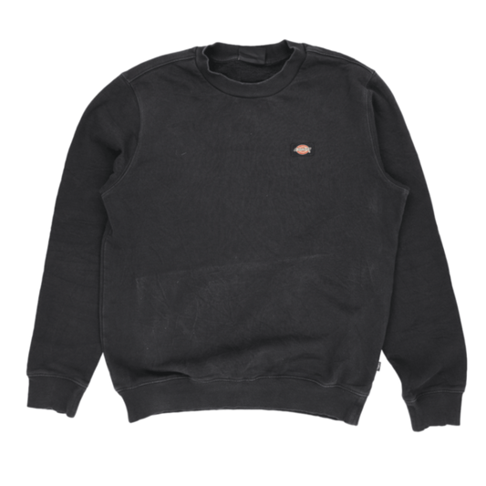Dickies Black Crew Neck Sweatshirt Men's Small Cotton Blend Vintage Activewear