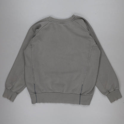 PUMA Grey Crew Neck Sweatshirt XL Cotton Blend Pullover for Men