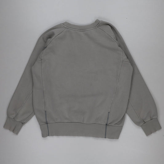 PUMA Grey Crew Neck Sweatshirt XL Cotton Blend Pullover for Men
