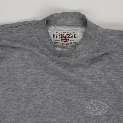 Levi's Vintage Grey Crewneck Sweatshirt Large Cotton Blend