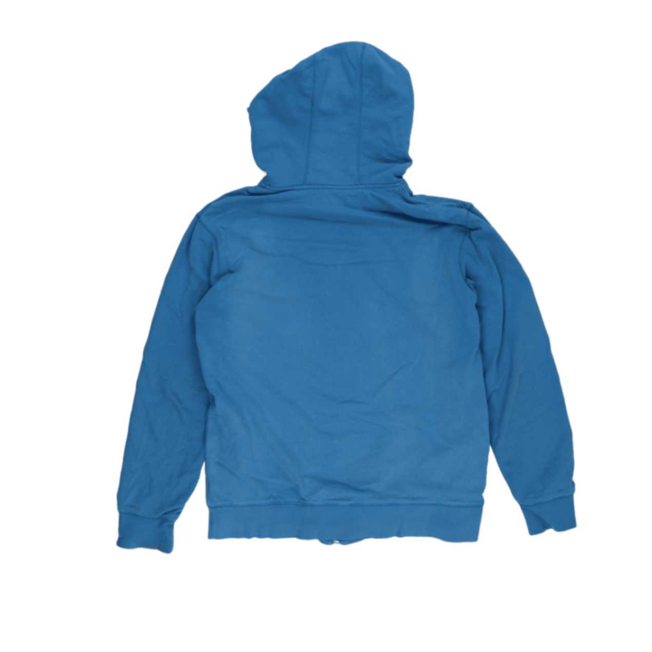 Quiksilver Blue Zip Up Hoodie Men Medium Cotton Blend Hooded