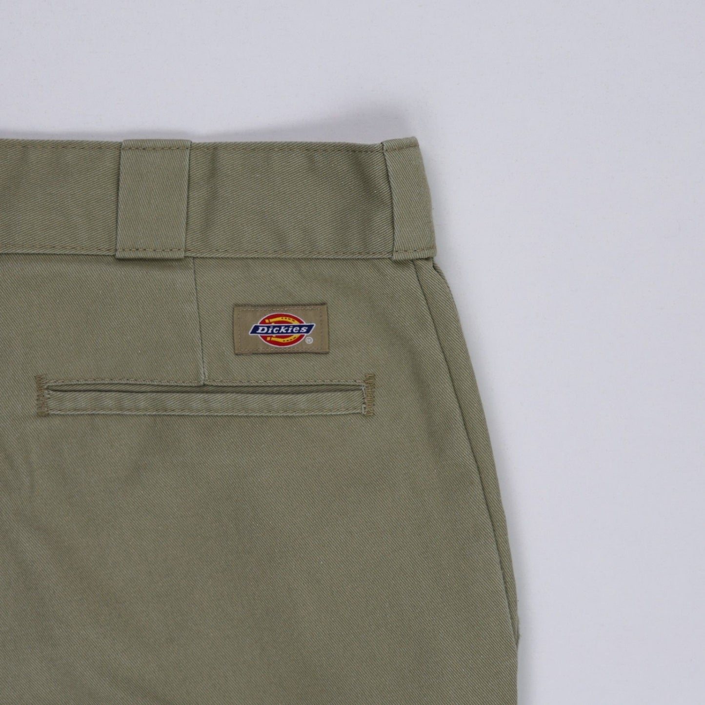 Dickies 874 Original Fit Olive Green Work Trousers 34W 32 In 65 Polyester 35 Cotton