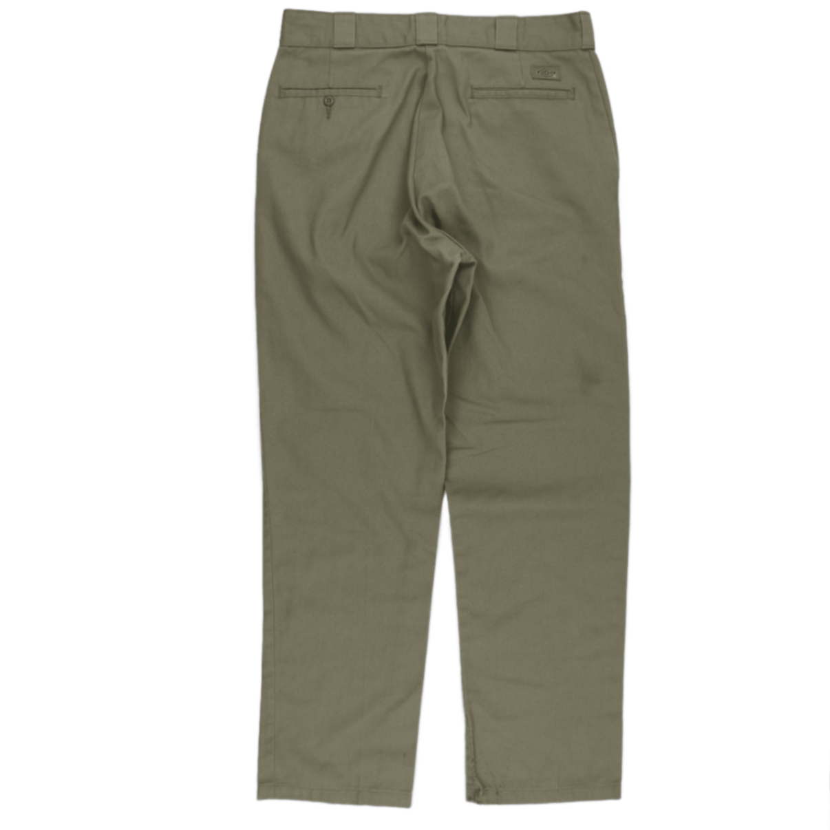 Dickies 874 Original Fit Olive Green Work Trousers 34W 32 In 65 Polyester 35 Cotton