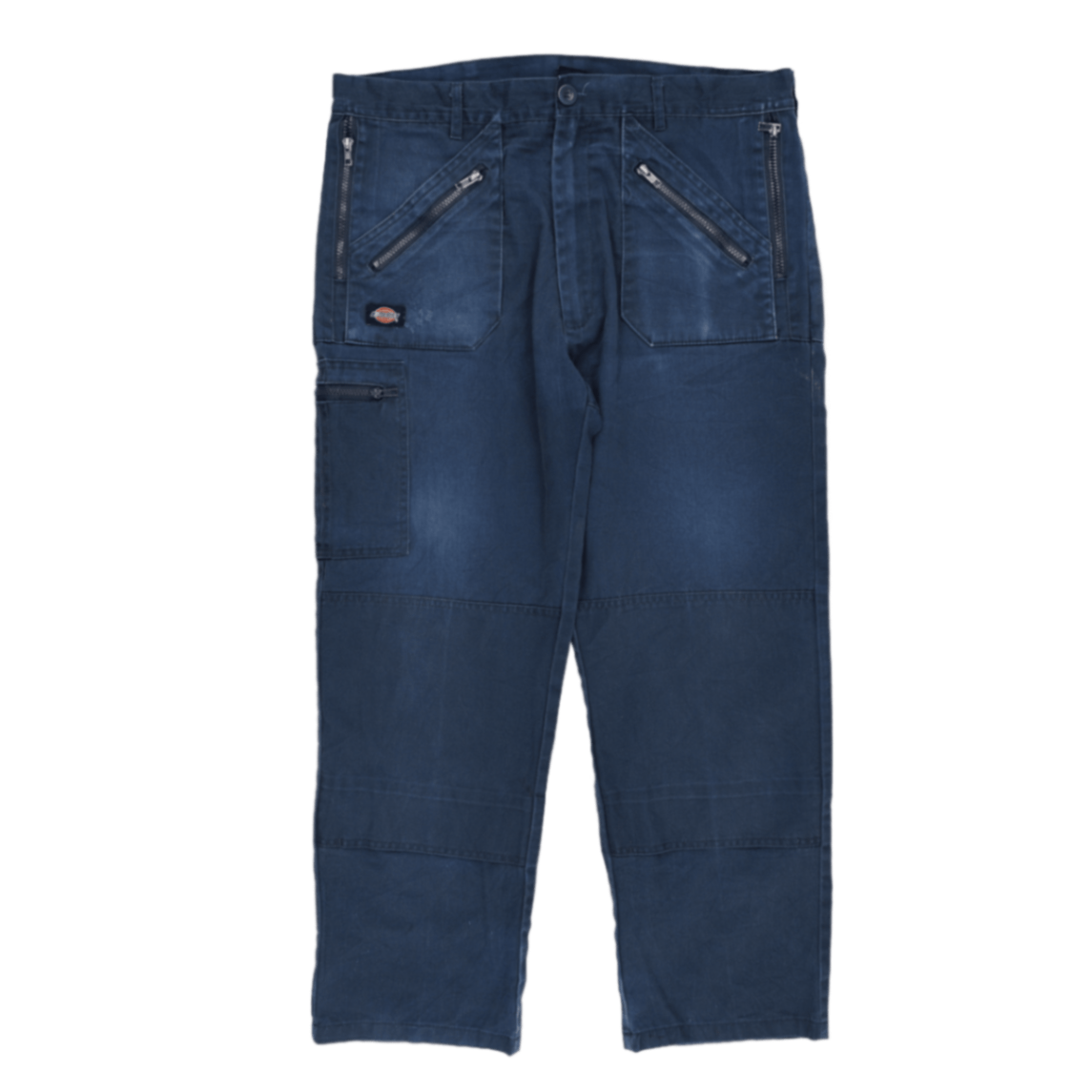 Dickies Blue Workwear Utility Trousers 38W x 30L Cotton Blend Vintage Men's