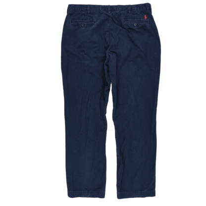 Polo Ralph Lauren Preston Pant Navy Blue 36W 32L 100 Cotton Chinos