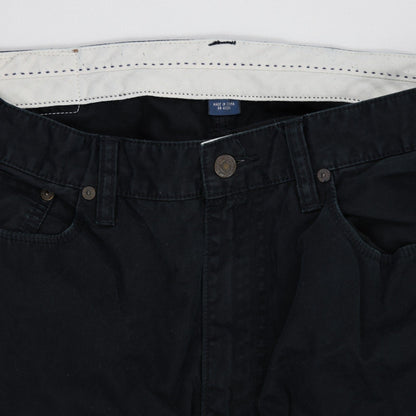Polo Ralph Lauren Black Cotton Jeans Trousers 42W 32L Vintage