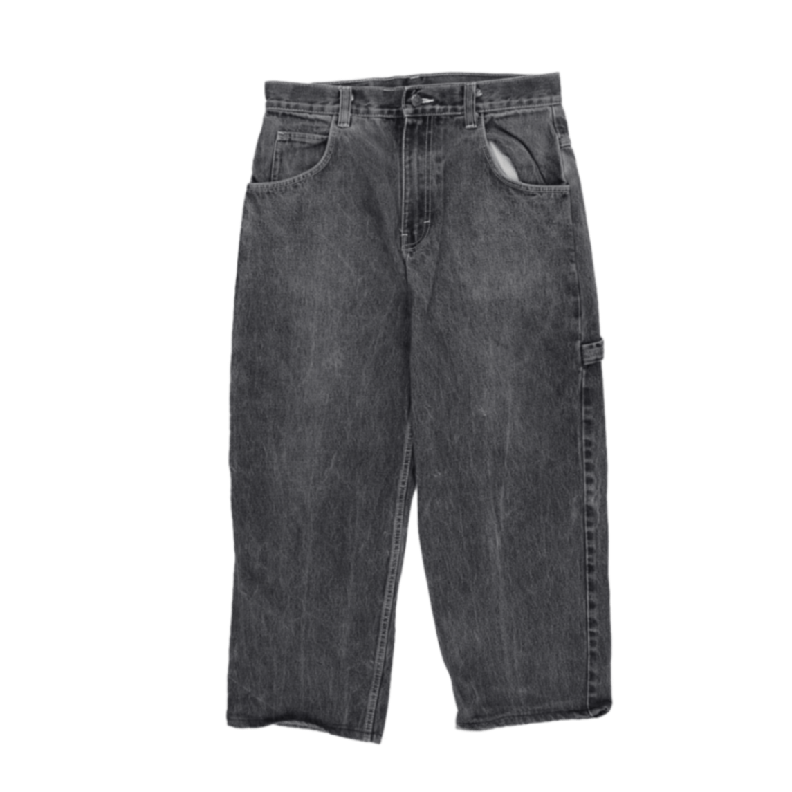Ralph Lauren Vintage Carpenter Jeans Grey 34W 100 Cotton