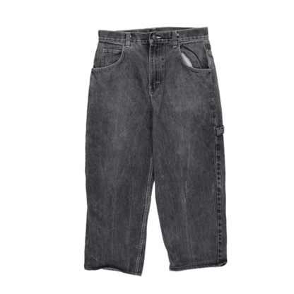 Ralph Lauren Vintage Carpenter Jeans Grey 34W 100 Cotton