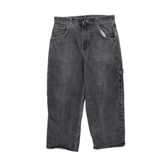 Ralph Lauren Vintage Carpenter Jeans Grey 34W 100 Cotton