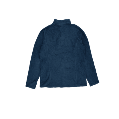 Montbell Blue Fleece Pullover Half Zip Medium Polyester for Men