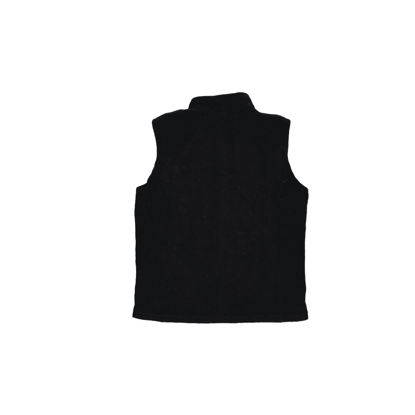 Montbell Black Fleece Gilet Vest Mens Medium Outdoor Sleeveless Stand Collar