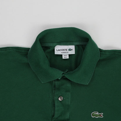 Lacoste Classic Fit Polo Shirt Green Size FR 3 US 5 Cotton