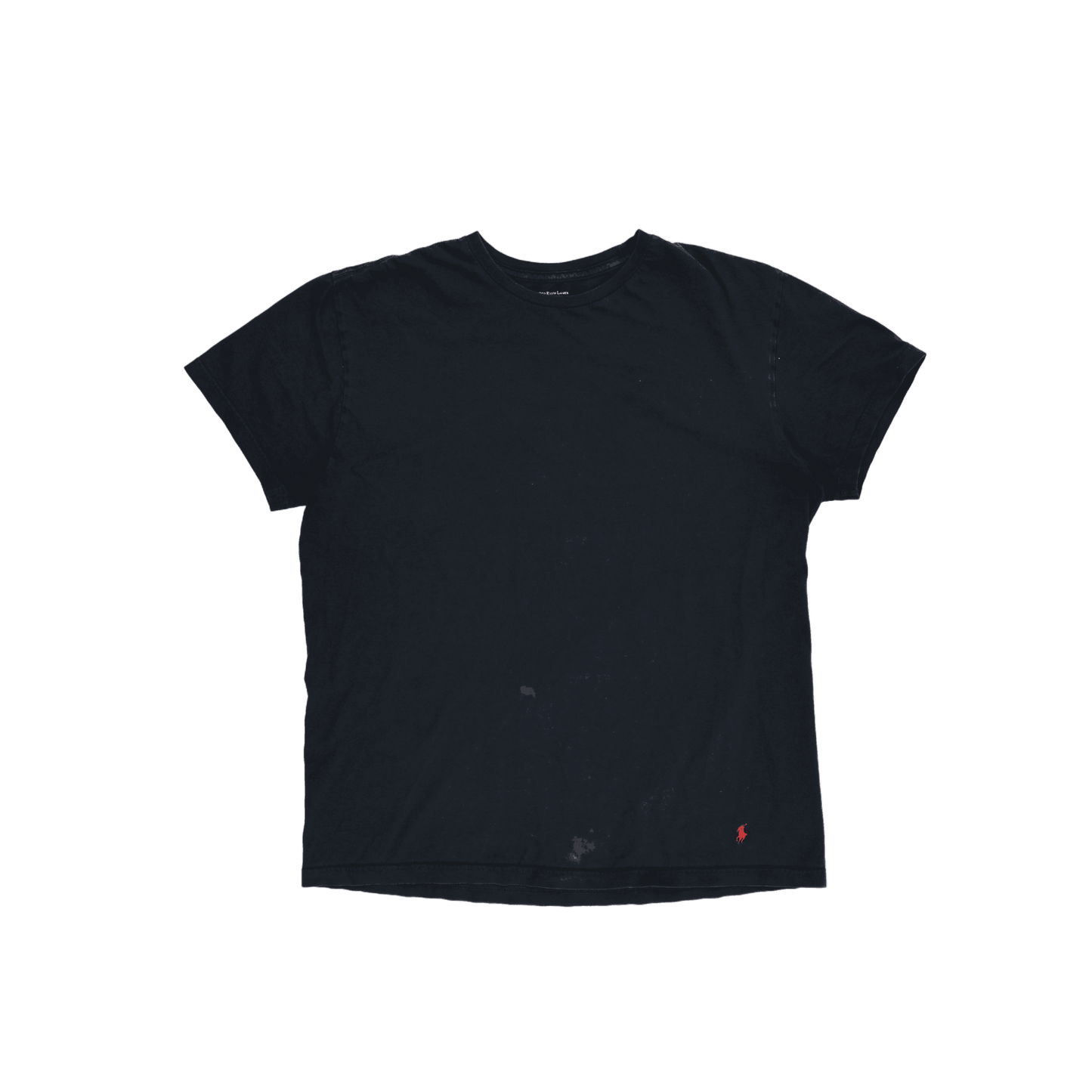 Polo Ralph Lauren Navy T-Shirt Large 100 Percent Cotton Casual Basic Tee Crew Neck