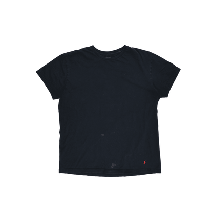 Polo Ralph Lauren Navy T-Shirt Large 100 Percent Cotton Casual Basic Tee Crew Neck